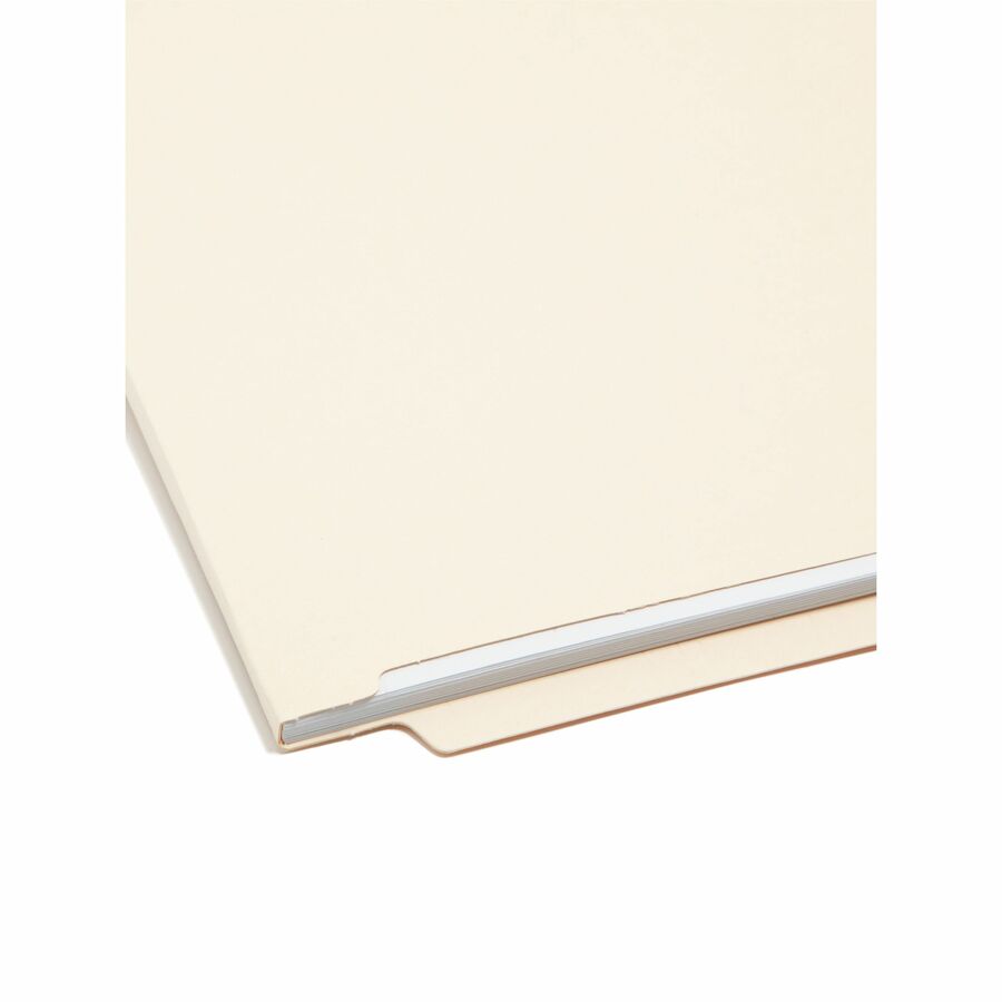 Smead Shelf-Master Straight Tab Cut Letter Recycled End Tab File Folder - 50 / Box
