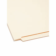 Smead Shelf-Master Straight Tab Cut Letter Recycled End Tab File Folder - 50 / Box