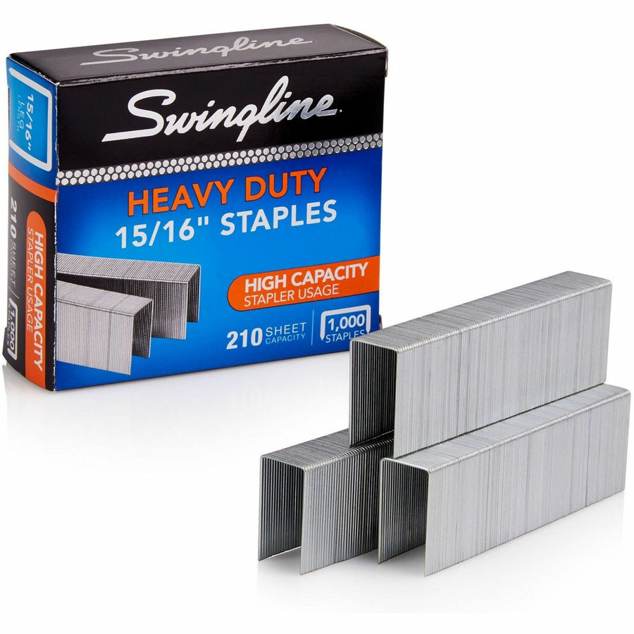 Swingline S.F. 13 Premium Heavy-Duty Staples - 15/16" Leg - Box of 1000