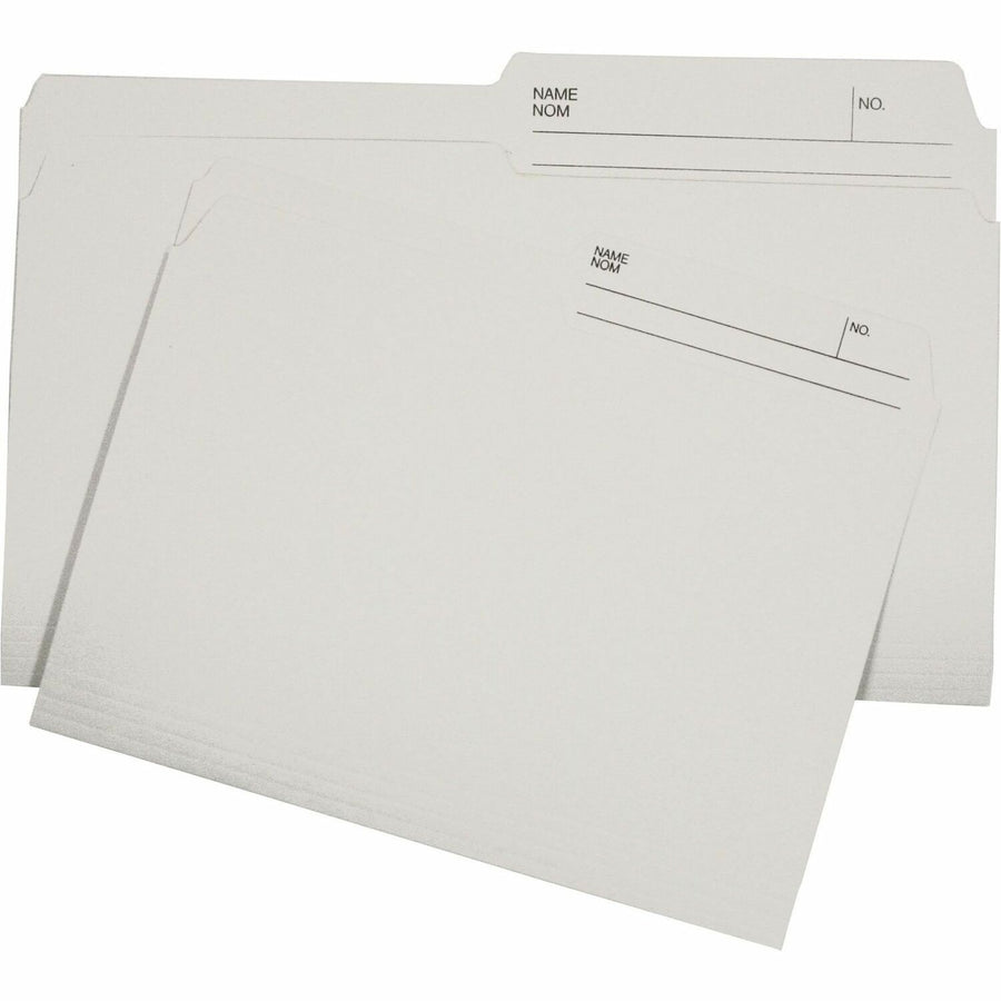 Hilroy Reversible File Folders - Legal, Ivory, 100/Box