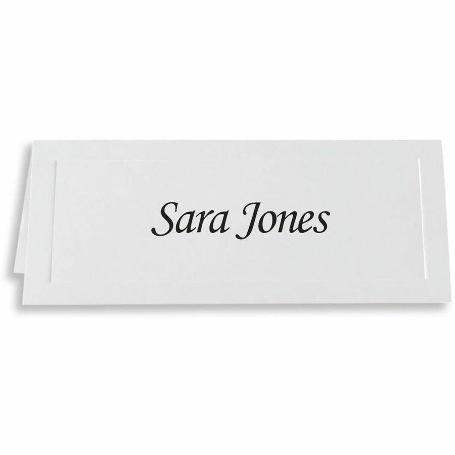 Overtures Trad. Wh. Place Cards (60)