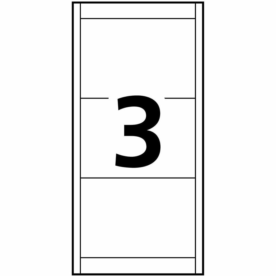 Avery&reg; Garment Friendly Clip Style Name Badge Kitfor Laser and Inkjet Printers, 4" x 3" - 75 / Box
