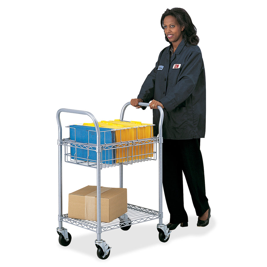 Safco Wire Mail Cart