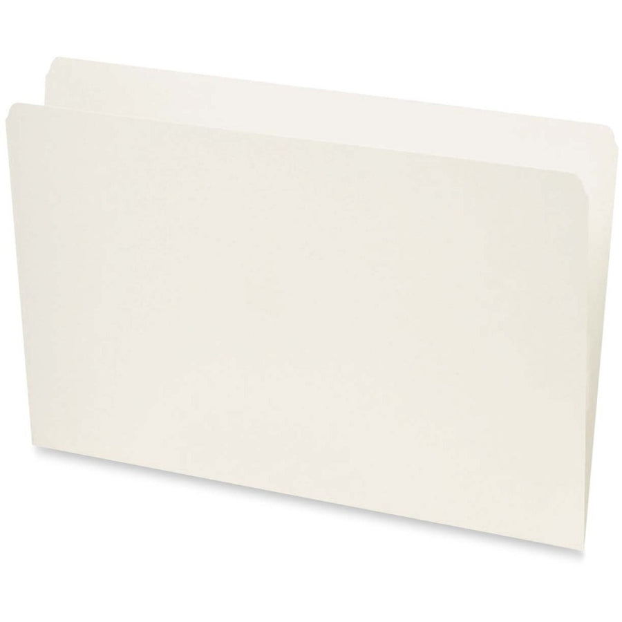 Pendaflex Straight-Cut File Folder - Legal, Ivory, 100/Box