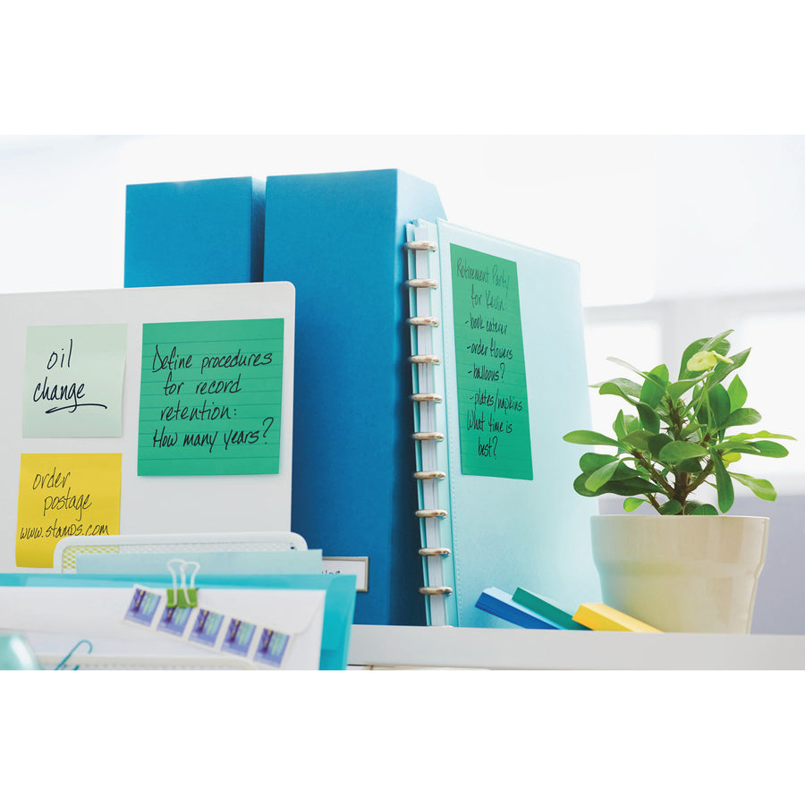 Post-it Super Sticky Lined Notes - Ultra Assorted