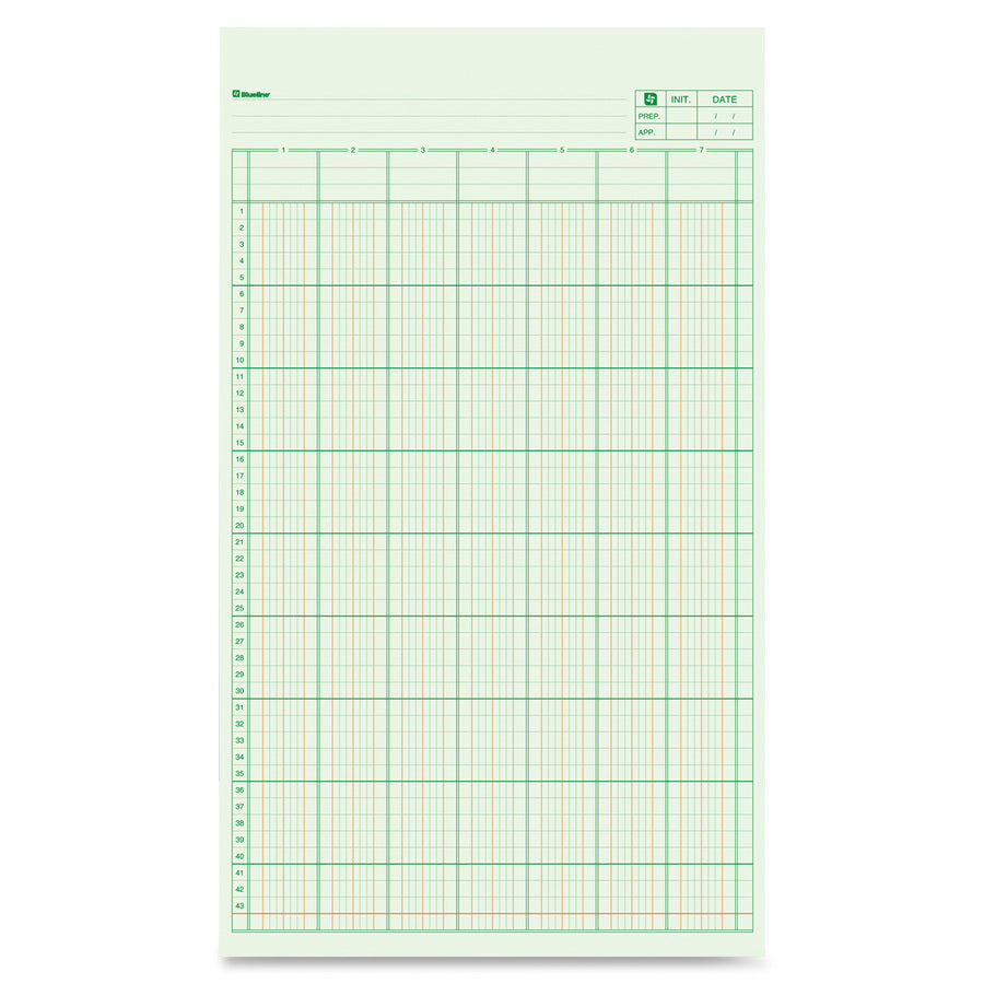 Blueline Columnar Pad - BLIA5314