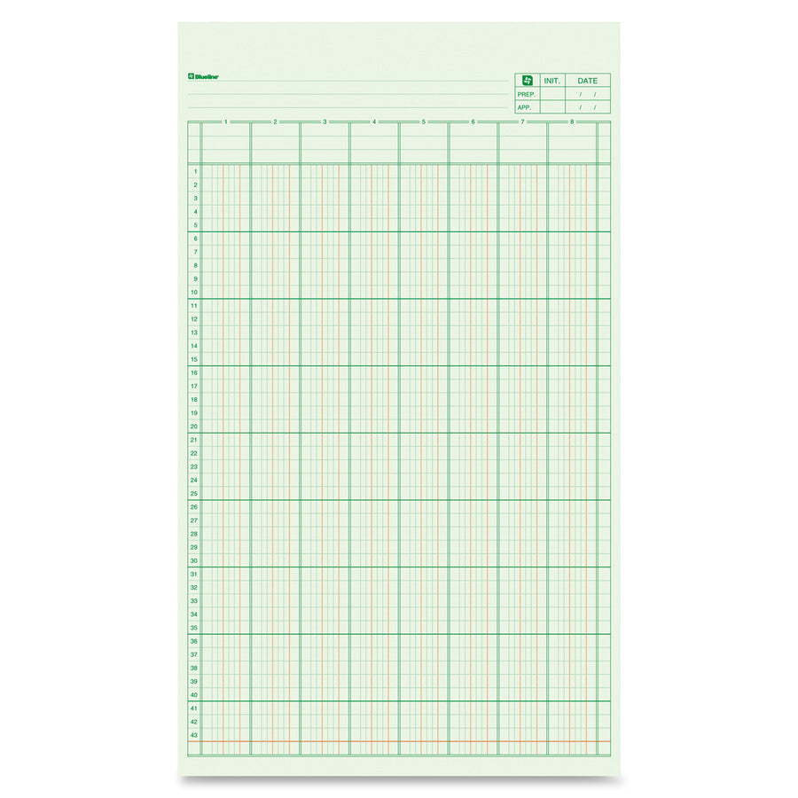 Blueline Columnar Pad - BLIA5314