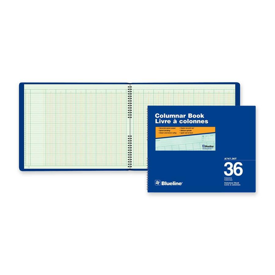 Blueline 747 Series Columnar Book – 36 Columns, 80 Sheets (A747-36T)