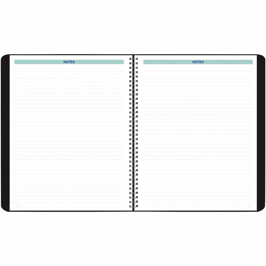 Blueline 2026 Essential 16-Month Monthly Planner - September-December - 9-1/4" x 7-1/4" - Black - Bilingual C120081BT