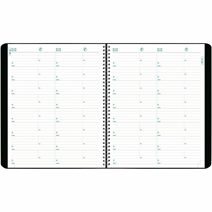Blueline 2026 Essential 16-Month Monthly Planner - September-December - 11" x 9-1/16" - Black - Bilingual