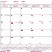 Brownline Monthly Wall Calendar