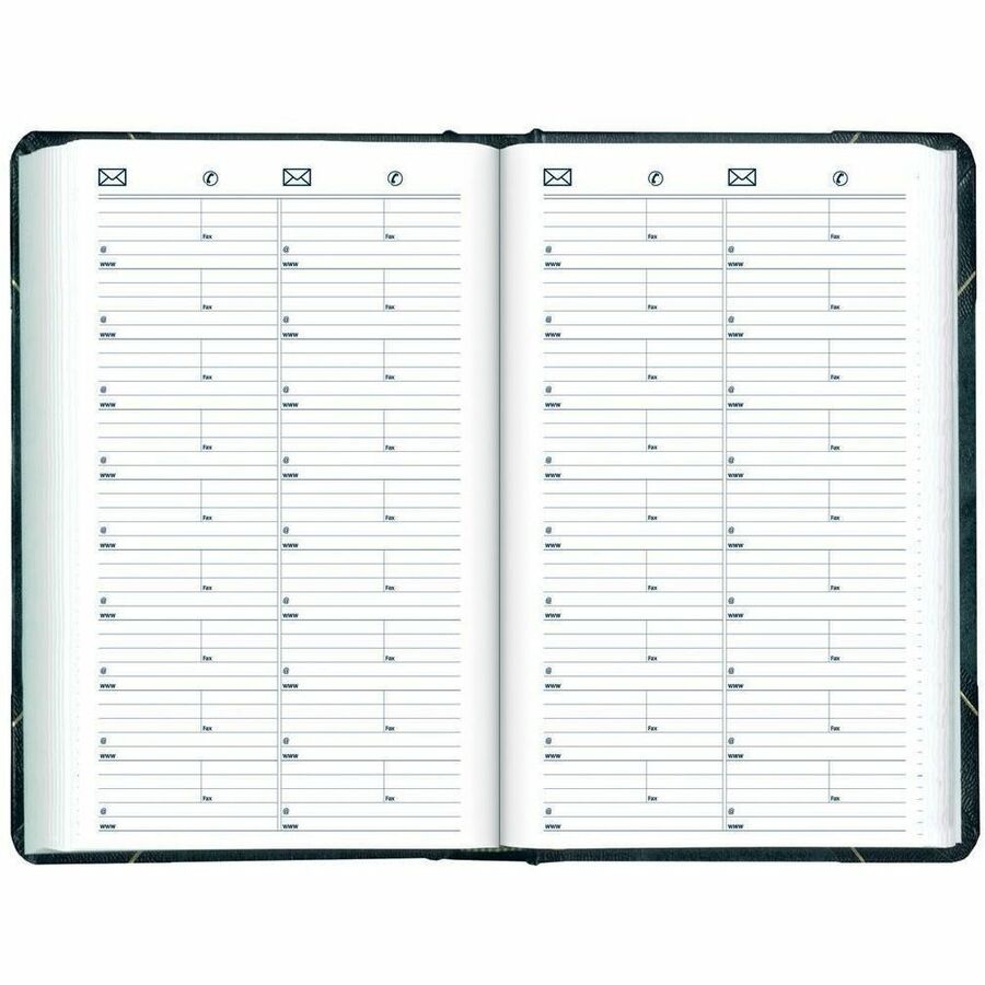 Blueline Agenda journalier couverture rigide 13-3/8" x 8", bilingue, vert