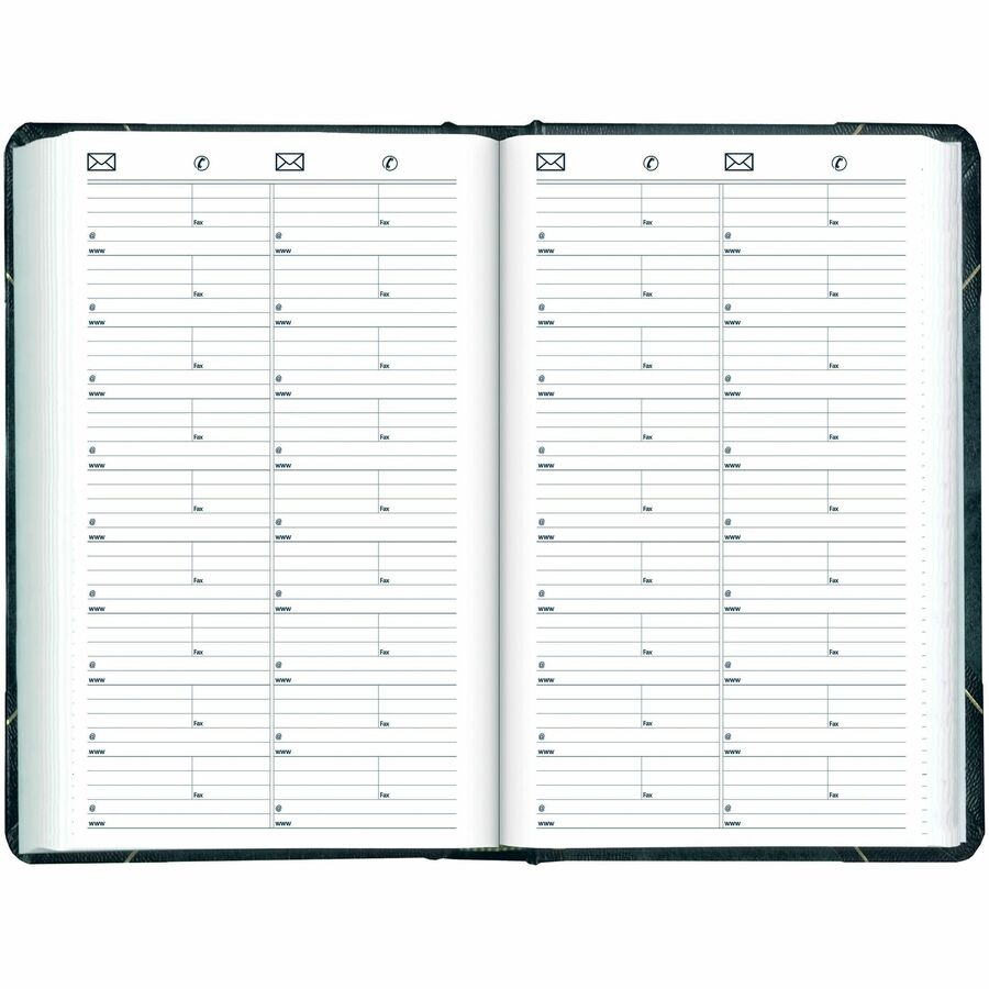 Brownline 2026 Traditional 12-Month Daily Planner - January to December - 13-3/8" x 8" - Marble Green - English