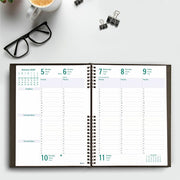 Blueline 2026 Timanager CoilPro 13-Month Weekly Planner - December to December - 10-1/4" x 7-5/8" - Black - English C590581