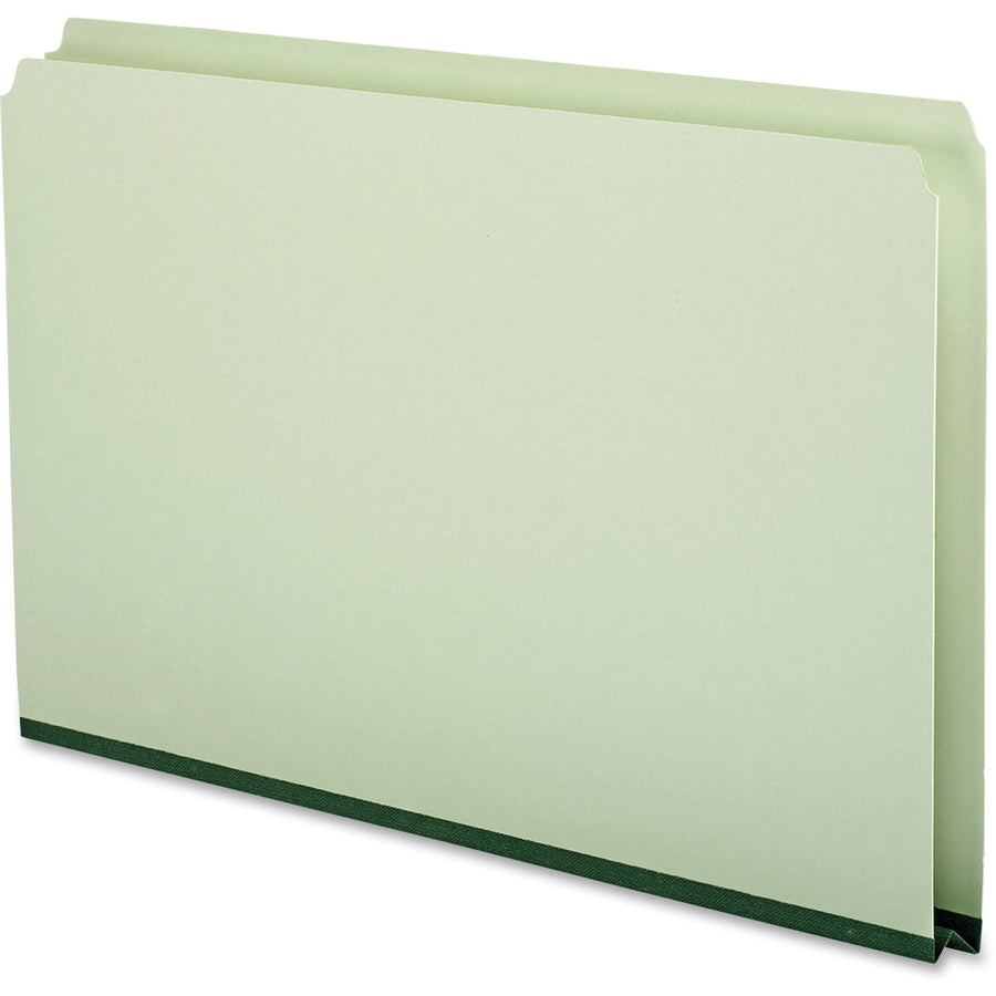 Pendaflex Recycled Pressboard File Folder - Legal, Straight-Cut, Green, Each
