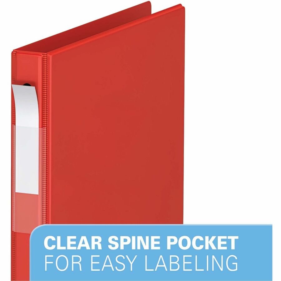 Davis Group Premium Economy, Round Ring, Binder, (Red, 5/8")