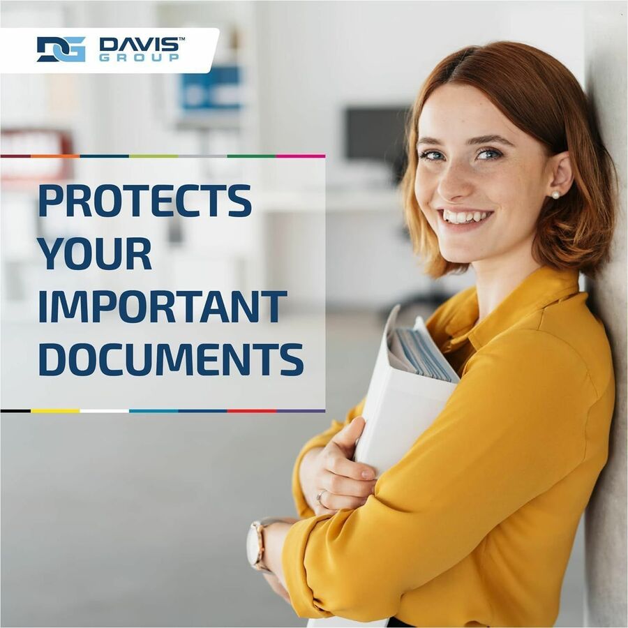 Davis Group Premium Economy, Angle D Ring, Binder, (White, 2")