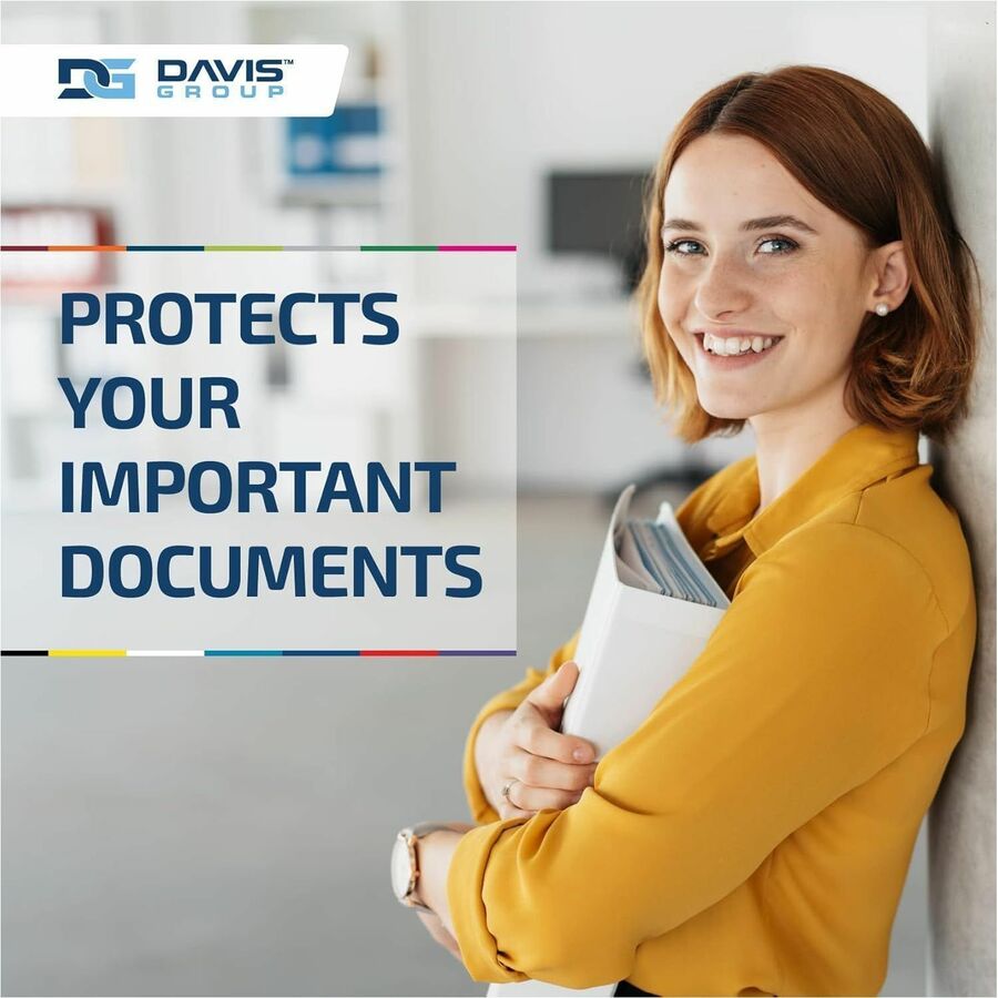 Davis Group Premium Economy, Angle D Ring, Binder, (White, 3")