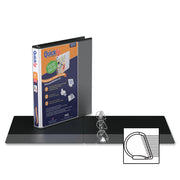 QuickFit View Binder, 3-Ring Binder, Angle D Ring, 1 Inch, Black