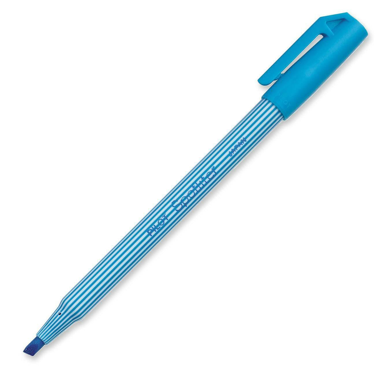 Pilot Spotliter highlighter, fluorescent blue