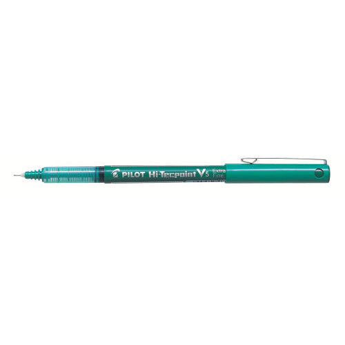 Pilot Hi-Tecpoint V5 Rollerball Pen - 0.5mm Extra Fine, Green