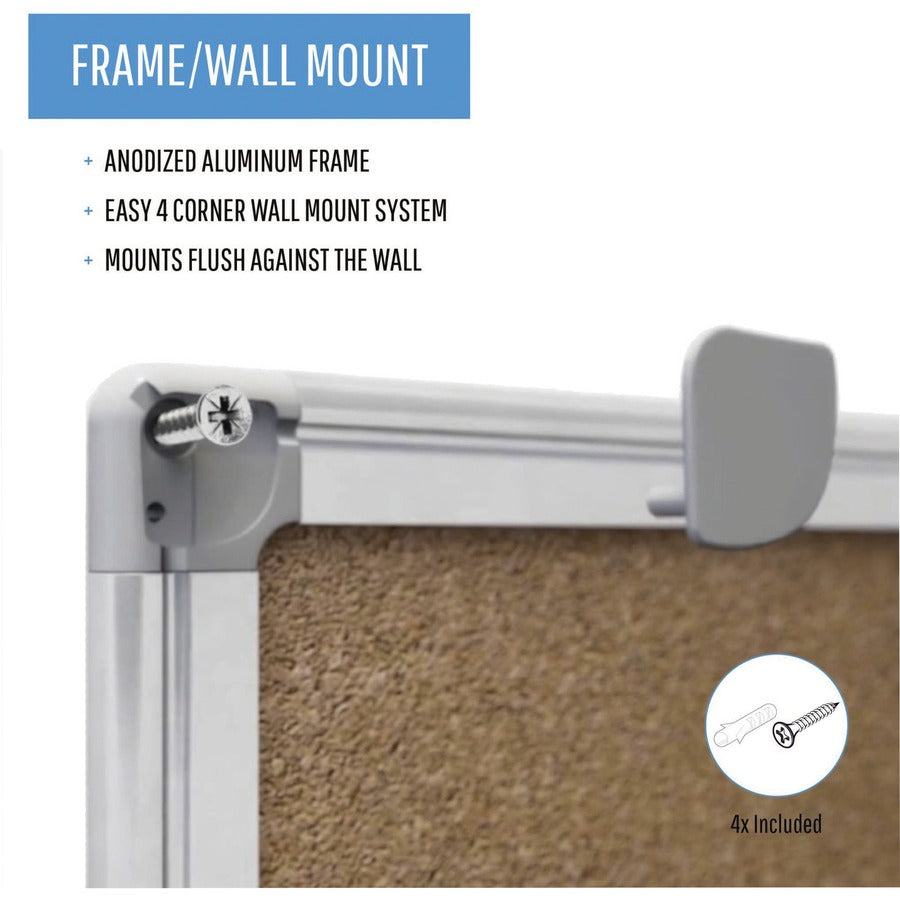 MasterVision Earth Series Recycled Cork Boards - BVCCA271790