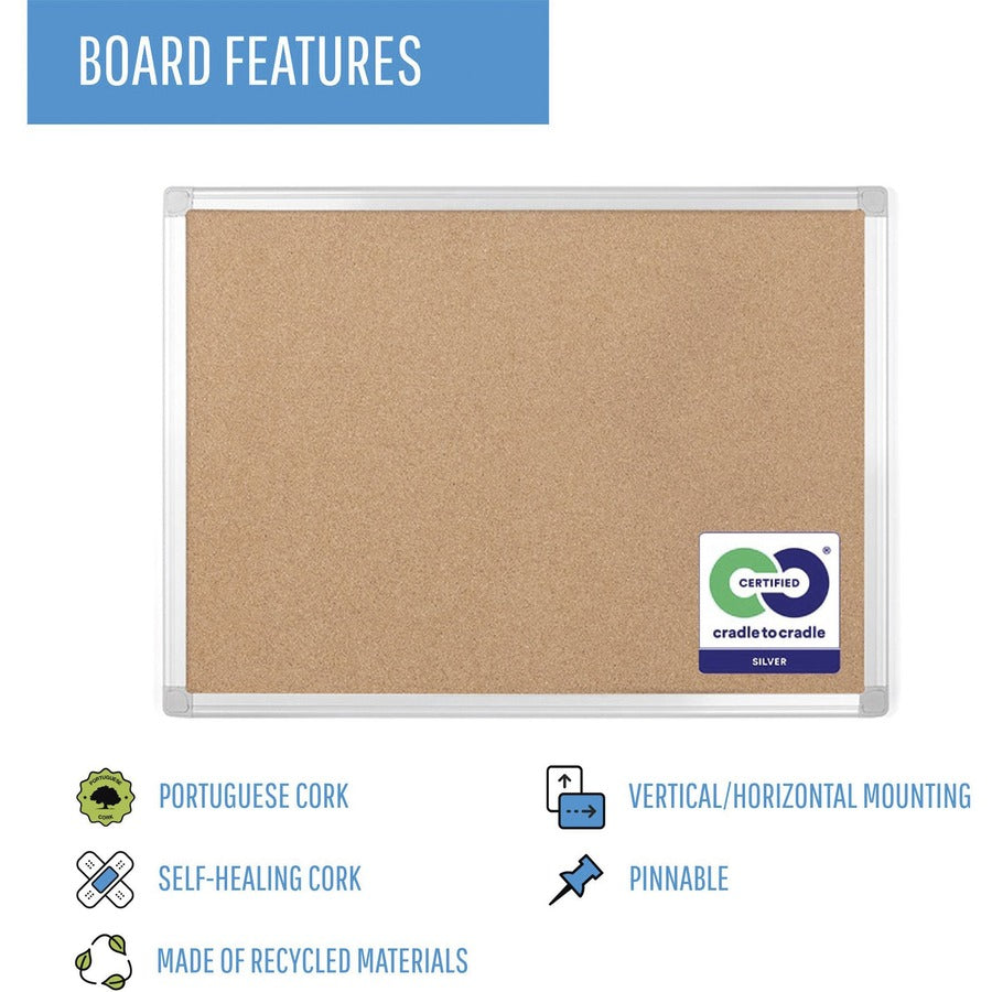 MasterVision Earth Series Recycled Cork Boards - BVCCA271790