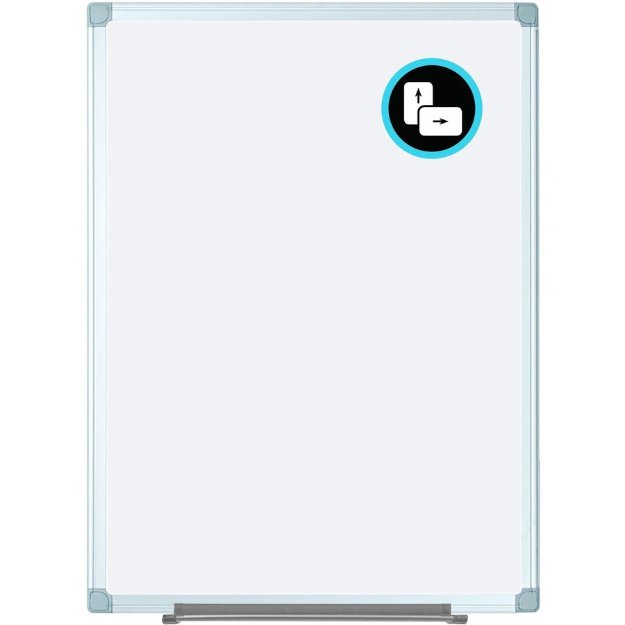 MasterVision Earth Silver Easy-Clean Dry-erase Board - BVCMA2700790