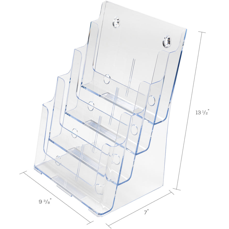 Deflecto Multi-Compartment DocuHolder — 4 Pockets