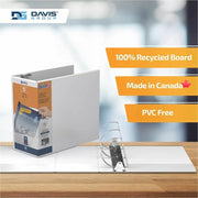 QuickFit View Binder, 3-Ring Binder, Angle D Ring, 5 Inch, White