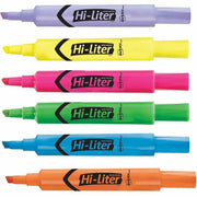 Avery® Desk Style HI-LITER®, Assorted Colours, 12/pk