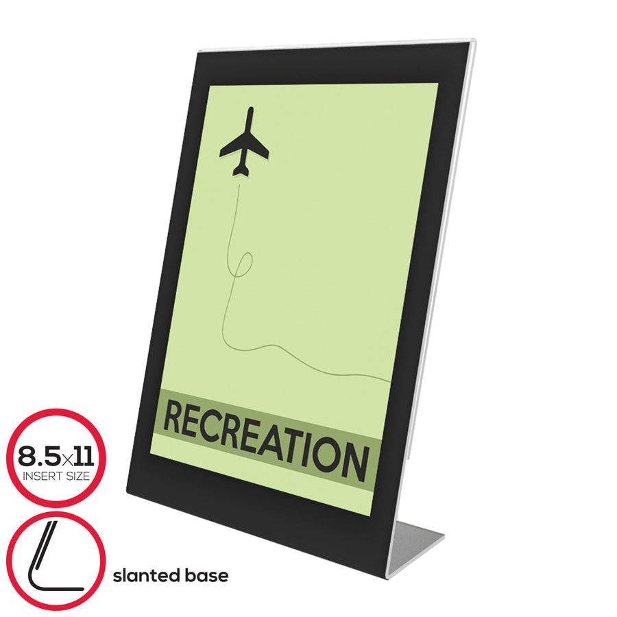 Deflecto Superior Image Bordered Sign Holder