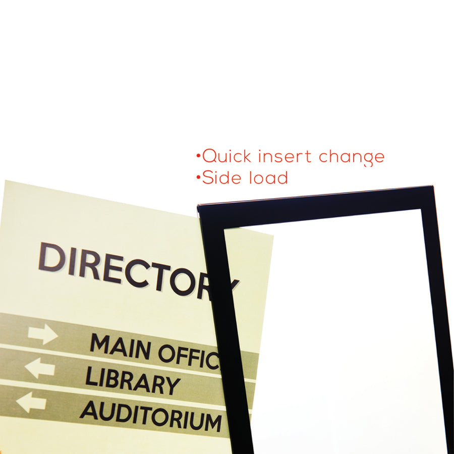 Deflecto Superior Image Bordered Sign Holder