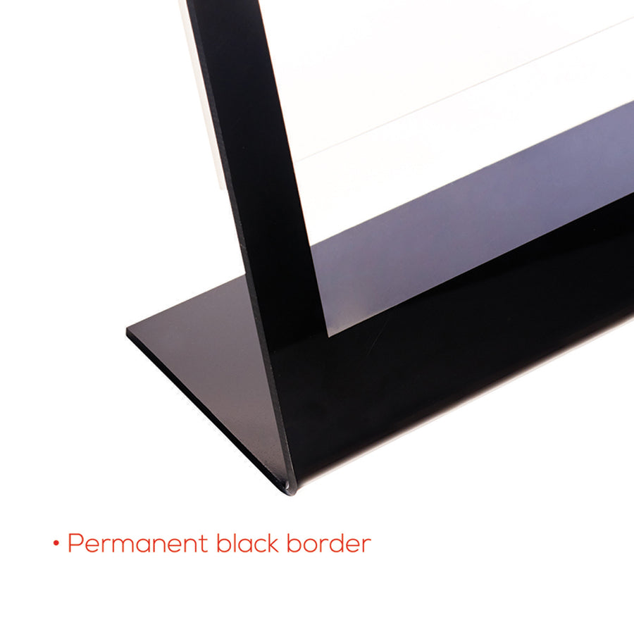 Deflecto Superior Image Bordered Sign Holder