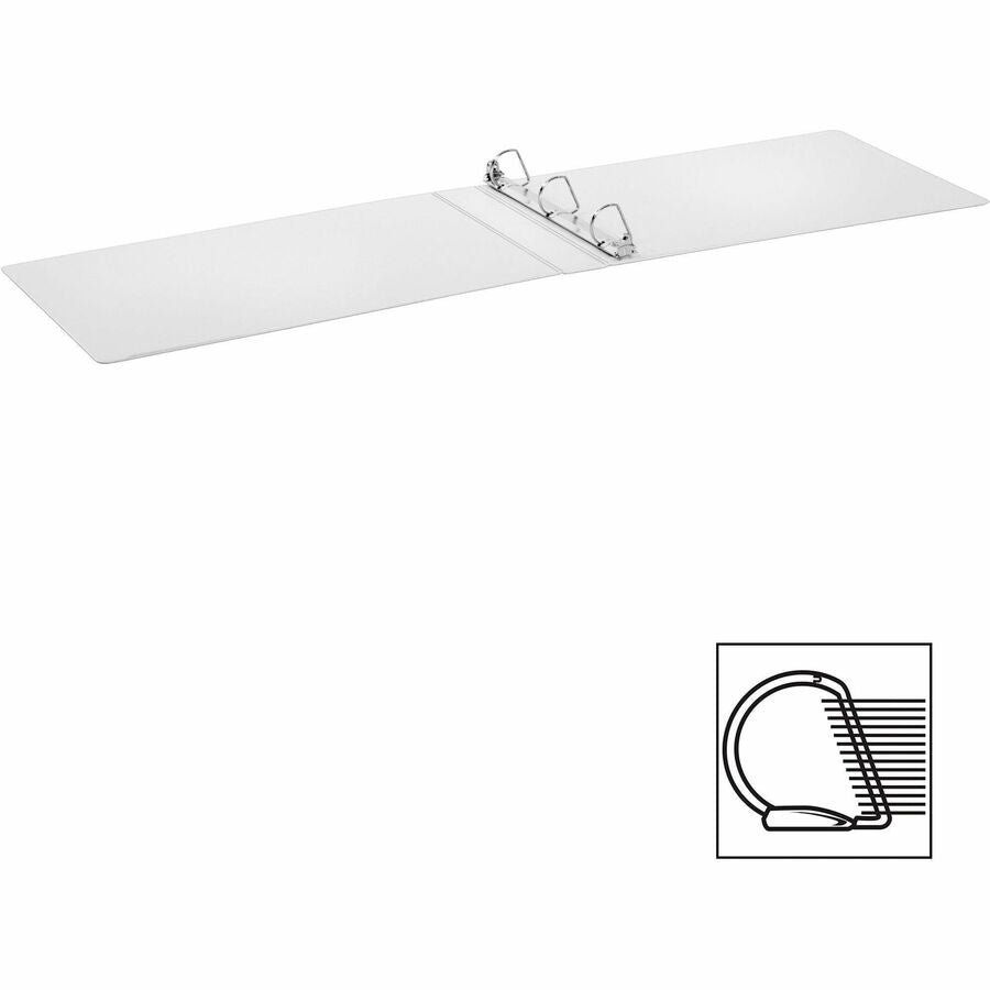 Classeur à anneaux en D Cardinal&reg; ClearVue pour tabloïd - 2 po