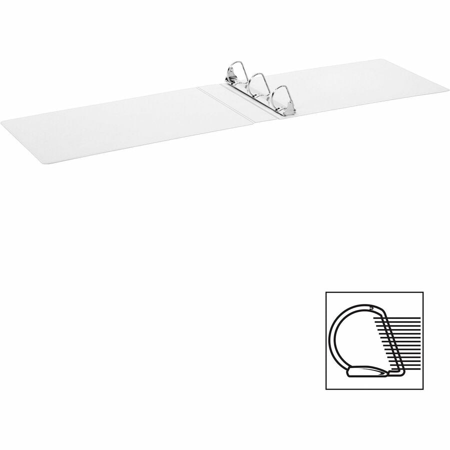 Classeur à anneaux en D Cardinal® ClearVue Overlay Tabloid - 2"