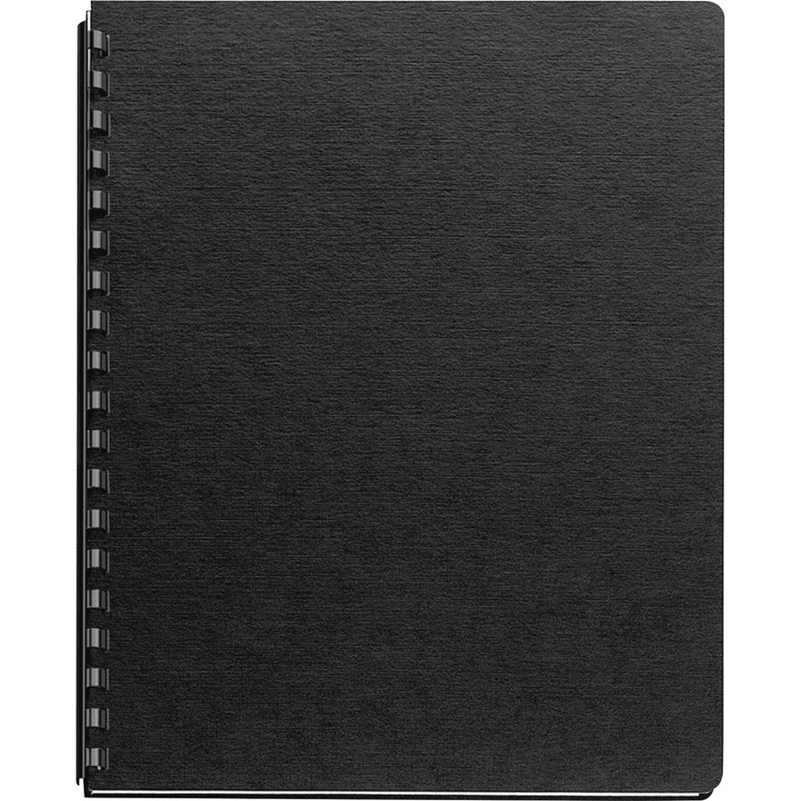 Fellowes Futura„¢ Presentation Covers - Oversize, Black, 25 pack