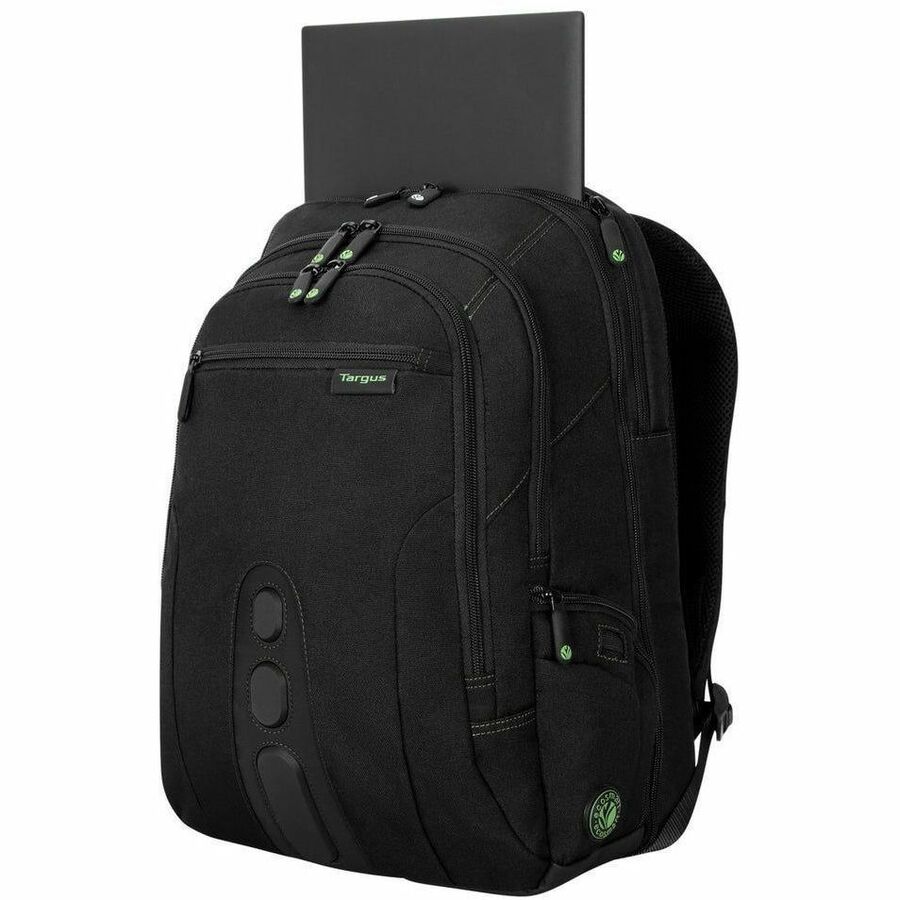 Targus Spruce EcoSmart TBB013US Carrying Case (Backpack) for 15.6" to 16" Notebook - Black/Green