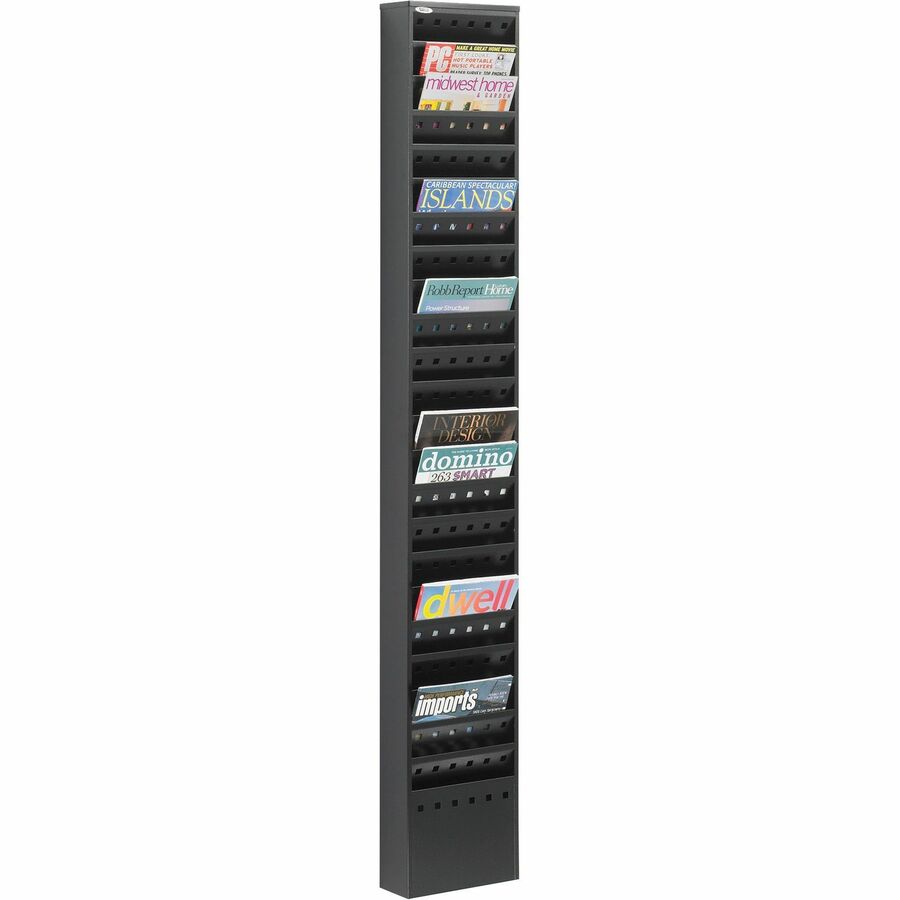 Safco 23-Pocket Steel Magazine Rack