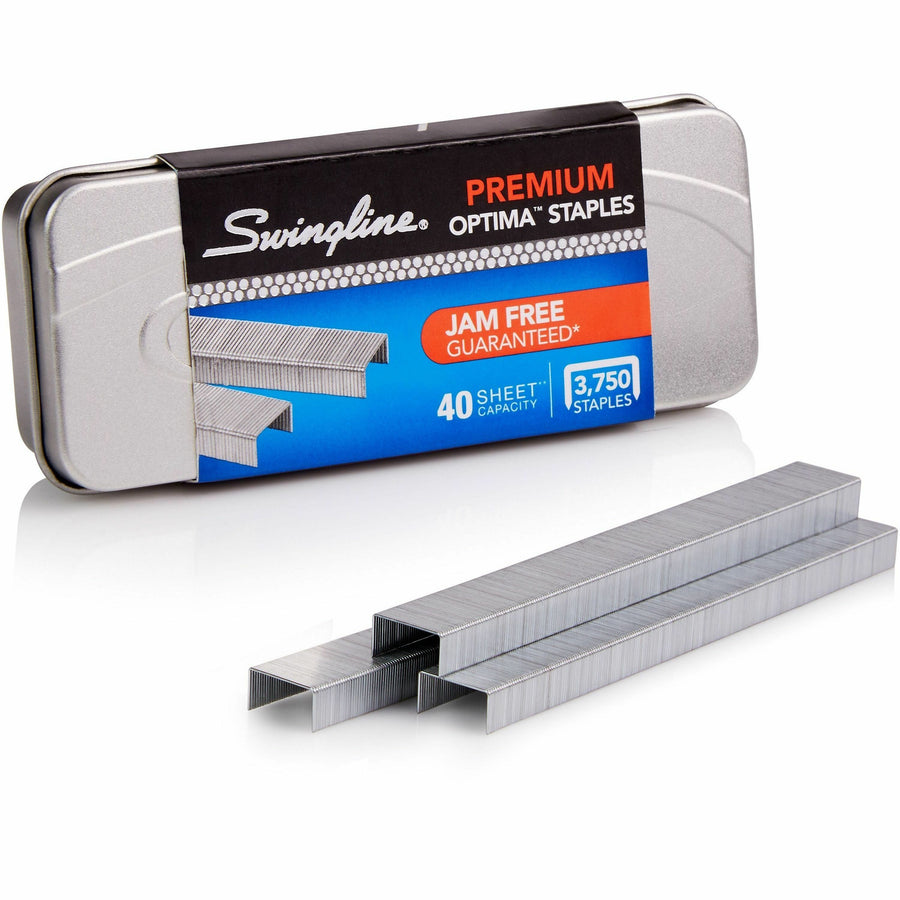Swingline Optima Premium Staples - 1/4" Leg, Box of 3,750