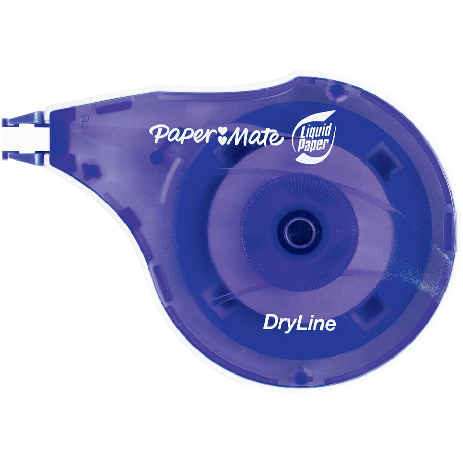 Paper Mate Liquid Paper DryLine Correction Tape - Blue, 2-Pack