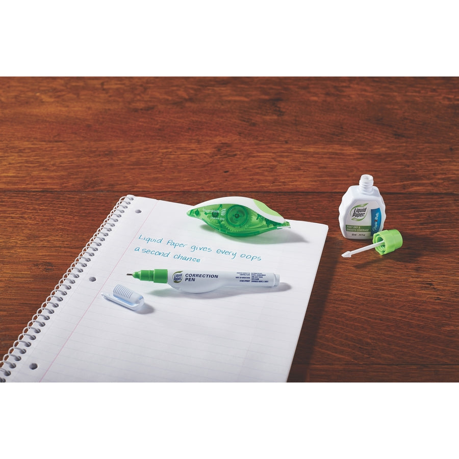 Paper Mate Liquid Paper DryLine Correction Tape - Blue, 2-Pack