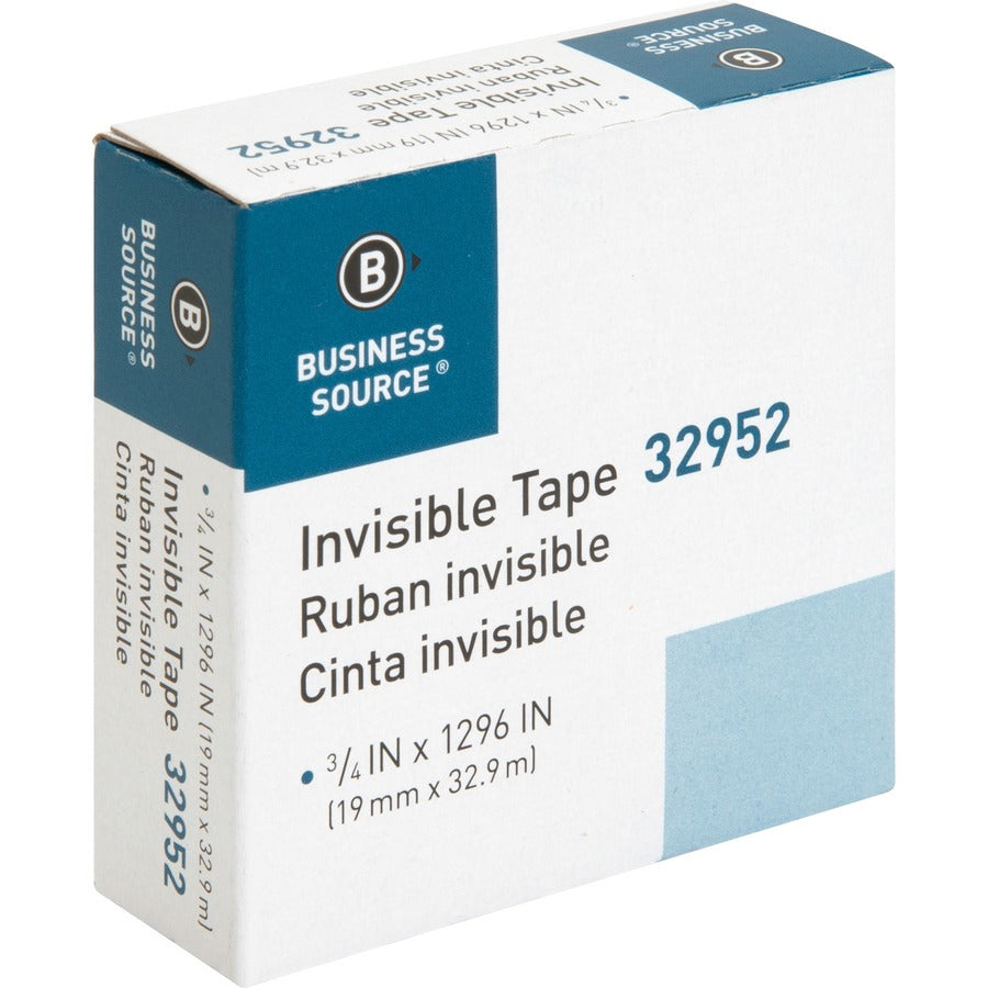 Recharge de ruban adhésif invisible Business Source pour dévidoir