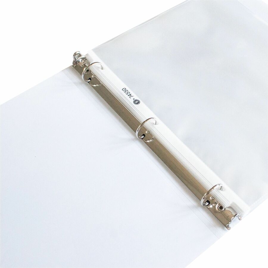 Business Source Top-Loading Poly Sheet Protectors — Letter, 100-Pack