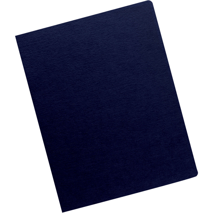 Fellowes Futura Presentation Binding Covers - Oversize, Navy, 25-Pack