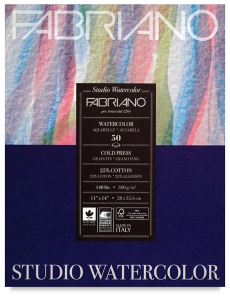 Fabriano Studio Watercolour Pads Coldpress