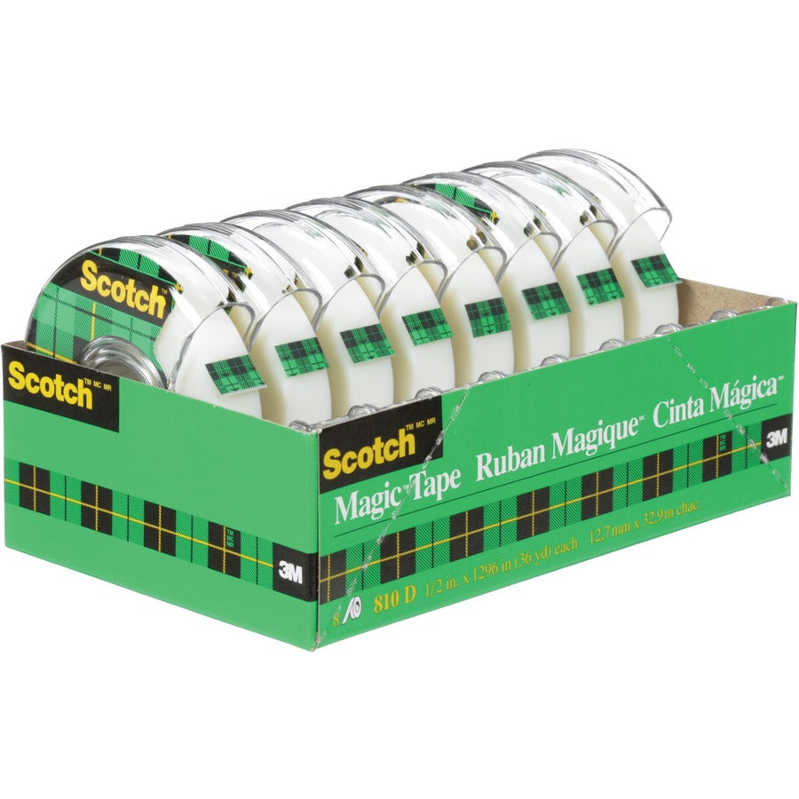 Scotch Magic Invisible Tape Dispenser 1/2" (12.7 mm x 32.9 m)