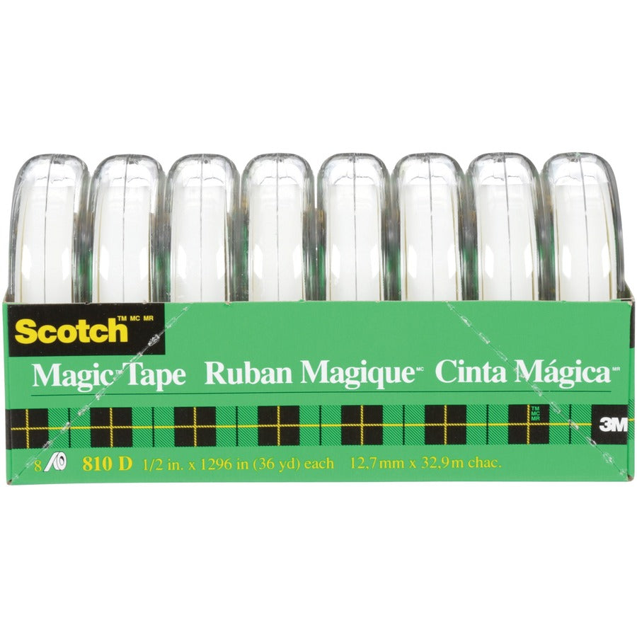 Scotch Magic Invisible Tape Dispenser 1/2" (12.7 mm x 32.9 m)