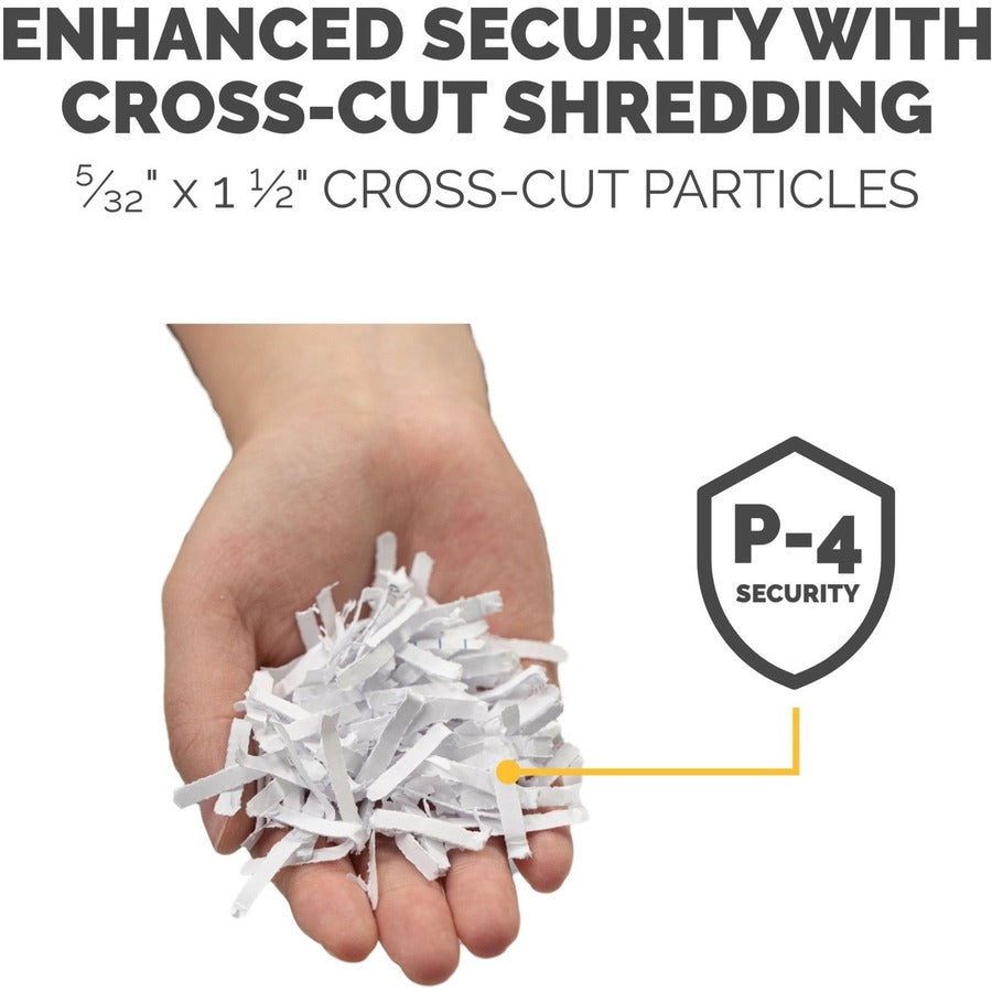 Destructeur de documents Fellowes Powershred® 225Ci anti-bourrage 100 % coupe croisée