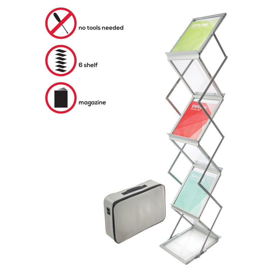 Deflecto Portable Literature Display
